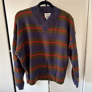 Damson Madder v neck sweater